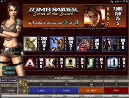 tomb raider slot